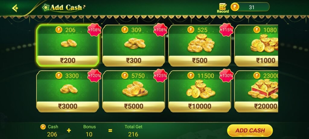 How to Add Cash in Luck Patti APK?